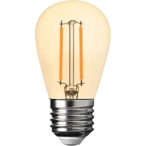 Ampoule Décorative LED - E27 - ST45 - 1 W - 2700 K - 100 Lm - 230 V - Pour Lustres Abat-Jour Guirlandes Jardin - 1 Pièce (1/2)