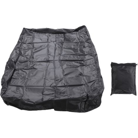 Wagon housse de pluie pliable, imperméable, anti-poussière, chariot en tissu Oxford avec cordon réglable pour Camping en plein air et jardinage (1/5)