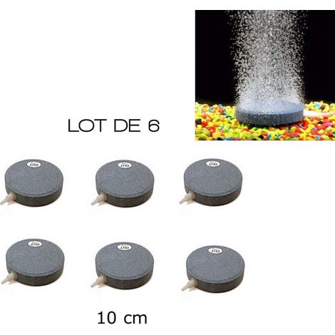 Lot De 6 Diffuseurs D'Air, Forme Disque 10 cm Pour Bassins De Jardin