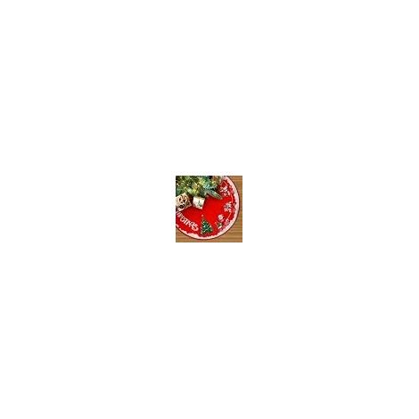 Tapis de sapin de Noël grand format, tapis de sapin de Noël de 91 cm (36 pouces) (1/5)