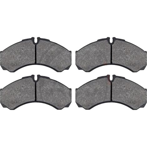 KIT PASTIGLIE FRENO POSTERIORI compatibile con IVECO DAILY CITYS AUTOBUS / PASTIGLIE FRENANTI AUTO OEM 37113, / SOSTITUZIONE DIRETTA / BASSA POLVERE / SILENZIOSO (1/4)