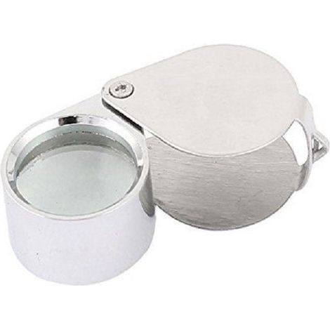 Mini Loupe 20x21mm De Poche En Acier Loupe à Oeil Bijoutiers Pièces De Monnaie
