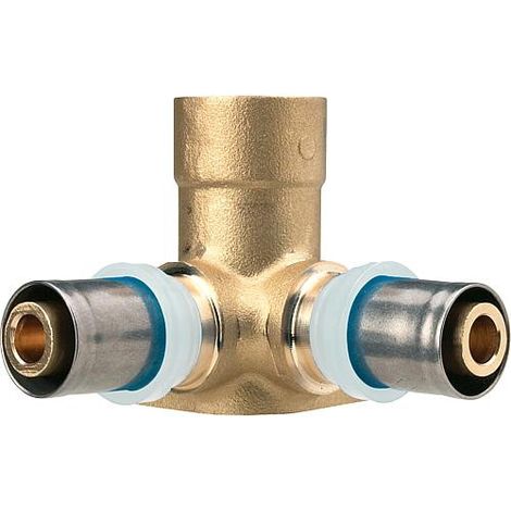 Raccord a sertir multicouche coude double court, contour TH 18x2mm - 1/2" - 18x2mm (1/2)