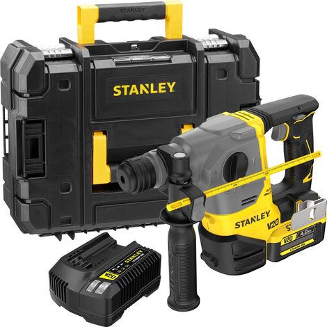 Tassellatore Stanley SFMCH910M2T 18V SDS-Plus 2,5 J + 2 Batterie 4Ah e PRO-STACK (1/5)