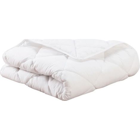 Piumone - 75x120cm - MON P'TIT DODO - Caldo - 100% Poliestere fibra cava siliconata - 1 persona - Bianco (1/2)