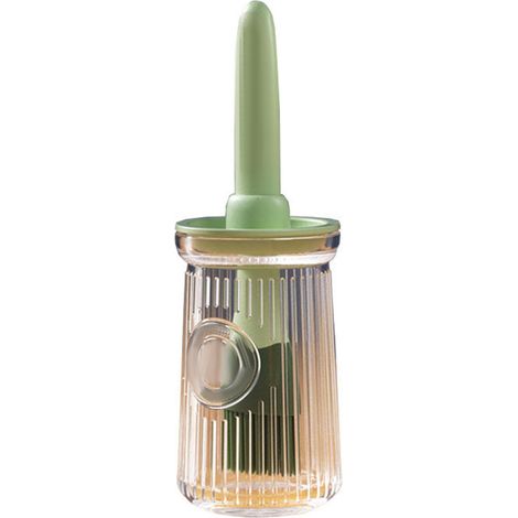 Pinceau de Cuisson en Silicone Alimentaire Résistant à la Haute Température avec Bouteille Verte pour Pâtisserie et Barbecue (1/5)