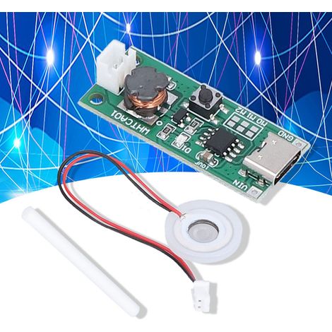 WHTCA01 DIY-Kit: Mini-USB-Typ-C-Luftbefeuchter, Verdampfer-Steuerplatine, Mini-Oszillator (1/5)