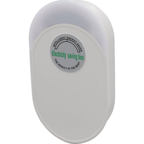 Dispositif d'économie d'énergie Energy Saver ABS ignifugé blanc 28 000 W pour immeubles de bureaux, centres commerciaux et habitations (prise UE 90-250 V). (1/5)