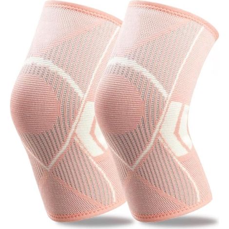Set di 2 ginocchiere compressive per dolori articolari, lesioni al menisco, artrosi e infortuni sportivi.
