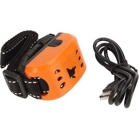 Collier anti-aboiement intelligent à reconnaissance automatique, empêche les aboiements, collier de dressage à stimulation électrique pour chien (1/5)