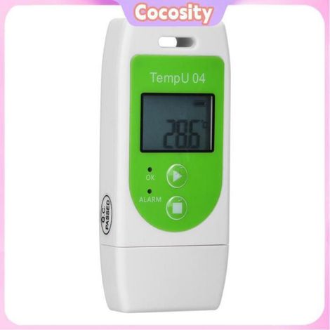 Enregistreur De Temperature - Plage -20 À 70 °C - Précision ±0,5 °C - 32000 Points - USB Direct - PDF CSV - LCD - IP65 - 1 Pièce (1/4)