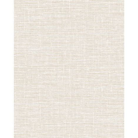 Fabric look wallpaper wall Profhome DE120111-DI hot embossed non-woven wallpaper embossed Ton-sur-ton matt white 5.33 m2 (57 ft2) (1/3)