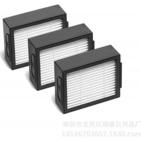 3 Pack Remplacement Filtres avec iRobot Roomba i & e i1 i3 i4 i6 i7 i8 e5 e6 + J7 (Non pour J7+) Pièces de Rechange pour Aspirateur Accessoires (1/4)