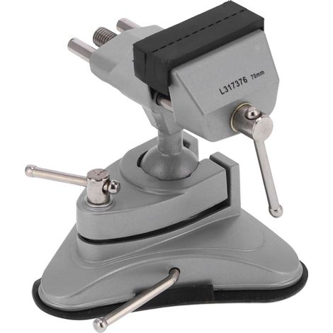 Étau d'établi mini fixe en alliage d'aluminium, outil de serrage universel pour table de travail (1/5)