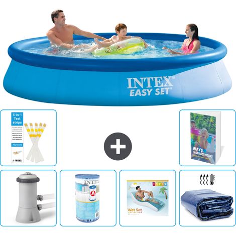 Intex Piscina Easy Set Rotonda - 366x76 cm - 7-pezzi  S347