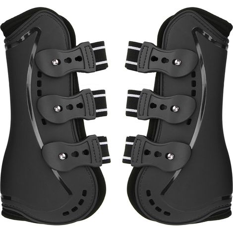 Bottes de jambe avant de cheval, résistance aux chocs, protection respirante absorbant les chocs pour sauter, équitation, événement M (1/5)