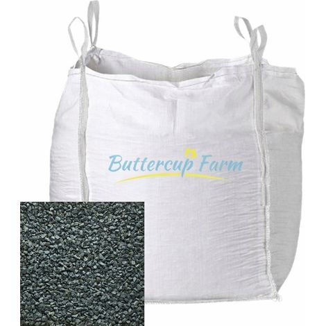 Green Stone Chippings - 14-20mm - Premium Aggregate Bulk Bag - 850 kilos