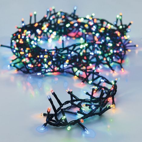 Lichterkette mit Nadeln, 560 LEDs, extra bunt, 14 m