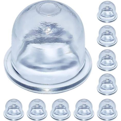 10 Stück Primerpumpen für STIHL FS38, FS40, FS45, FS55, FS56, FS80, FS85, FS130, Primerballon-Zubehör, Vergaserölbecher für Freischneider und Trimmer (1/5)