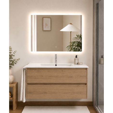 Bathroom cabinet with basin ORIGENBATH IBIZA without mirror 50x40 cm steppe