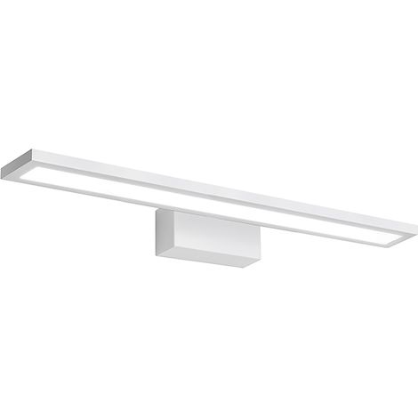 READ Applique da bagno LED 12W 1100lm 3000K IP20 Bianca - Rossini Illuminazione - Lampada a parete sottile per specchi e quadri in metallo (1/2)