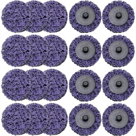 Disque de Décapage 50mm Peinture Rouille Meuleuse À Rectifier, 50 mm Violet Disques de Nettoyage Disque Disque à Décaper 20 Pièces (1/4)