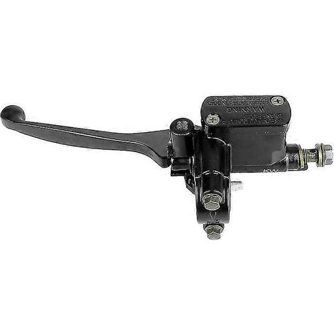 Maître-cylindre de frein universel 22 mm pour moto, levier de guidon, embrayage hydraulique, course, compatible Honda, Yamaha, Kawasaki et Suzuki (gauche) - (1/5)