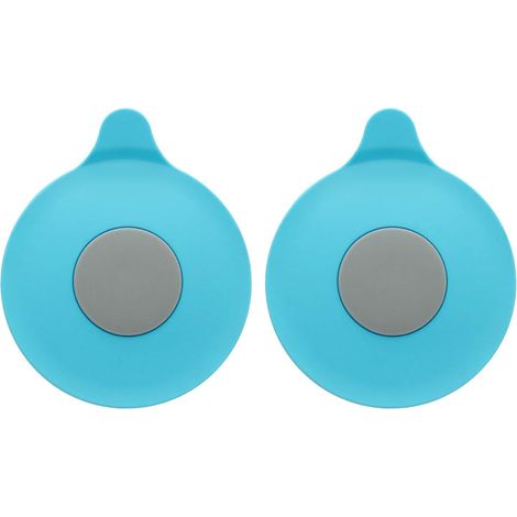(Blau) Abflussstopfen, 2er-Pack Badewannen-Abflussstopfen aus Silikon und Gummi (1/5)