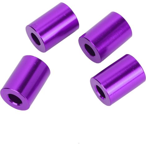 Lot en aluminium pour capot moteur, entretoise de ventilation surélevée, compatible moteur 6mm, couleur violette (1/3)