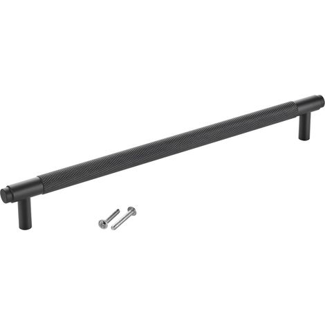 SOTECH Möbelgriff Bügelgriff Blackline VIII schwarz matt Schubladengriff Schrankgriff inkl. Schrauben - Bohrlochabstand (BA) 256 mm, 1 Stück