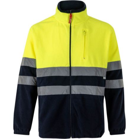 Chaqueta polar Velilla 183 - M - Azul/Amarillo (1/5)