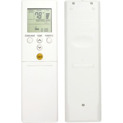 Télécommande de climatiseur Fujitsu AR REM1U – Double affichage Fahrenheit/Celsius – Conception coulissante – Matériau ABS durable (1/4)