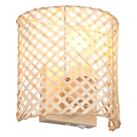 Applique, metallo, beige, 19x19x10,5 cm, Bina (1/5)