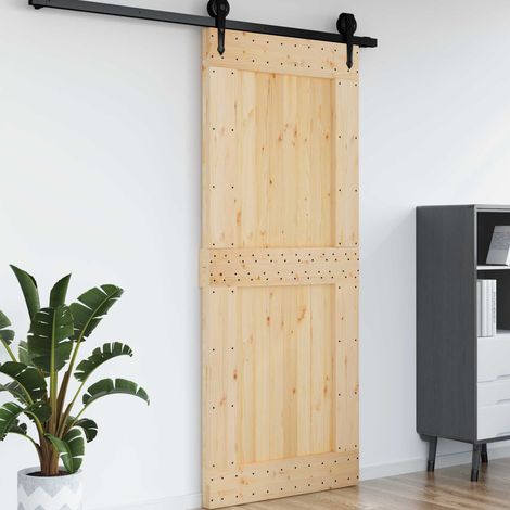 Tür NARVIK Natur 95 x 210 cm Massivkiefer