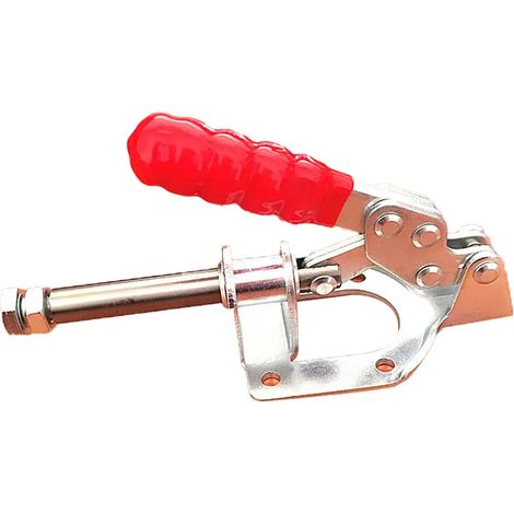 Pince à genouillère à bascule GH-302-FM, antidérapante, réglable et à dégagement rapide, pour le travail du bois. (1/5)