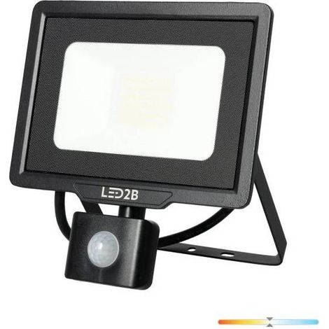 Projecteur avec détecteur de mouvement LED MHC 30W noir 4000K IP65 blanc naturel (1/5)