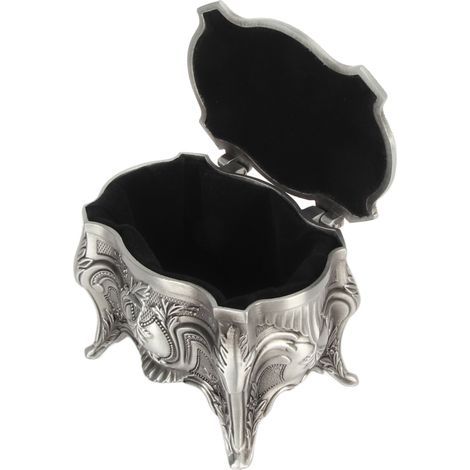 Schmuckkästchen im Vintage-Stil aus europäischer Produktion, kreative Schatztruhe für Hochzeiten oder Jubiläen, elegante Aufbewahrungsmöglichkeit für Zuhause. (1/5)
