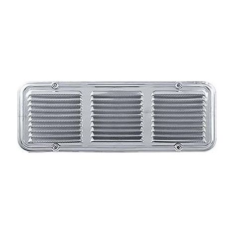 GRILLE D'AÉRATION EN ALUMINIUM SUPERPOSABLE 140x360 mm