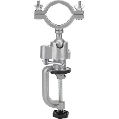 1 Support de perceuse,alliage d'aluminium,serrage 36-43mm,épaisseur 0-64mm,pour atelier bricolage (1/5)