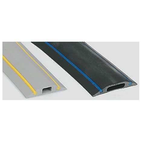 Protège câble RS PRO, Ø interne: 14 x 8mm, long. 3m, Caoutchouc Noir/Bleu ( Prix pour Bobine de 1 )