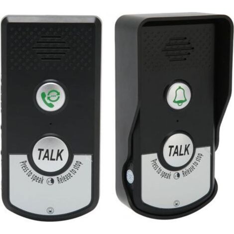 Interphone sans fil étanche IP54 Portée 1000m Batterie lithium 2000mAh Installation sans câblage Pour maison et hôtel (1/5)