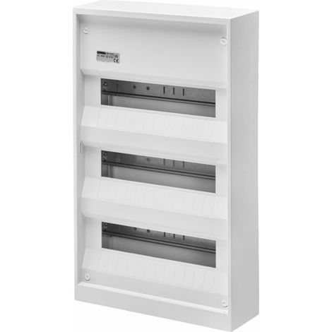 Gewiss CENTRALINO DA PARETE - STANDARD TEDESCO - CON MORSETTIERA - 36 (12X3) MODULI DIN - IP30, GW43023S