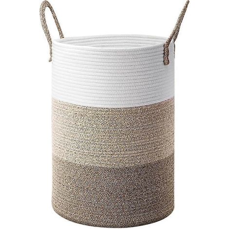 Panier à linge sale pour enfants, en corde de coton -- (1/5)