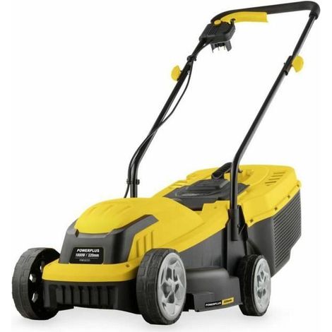 Powerplus POWEG62203 Elektrische Rasenmäher gelb und schwarz