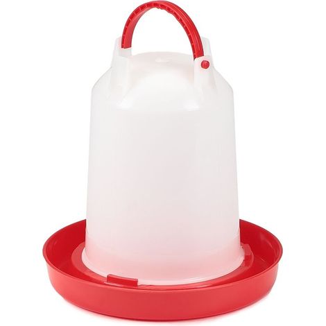 mangeoire automatique volaille plastique abreuvoir inversé poule abreuvoir distributeur d'eau mangeoire à oiseaux - Abreuvoir pour volaille - 1,5 litres (1/4)