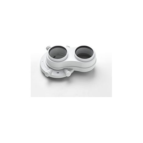 Vaillant Geräteanschlussstück DN 80/80 parallel PP, für ecoTEC plus /5-5, 0020147470 (1/3)