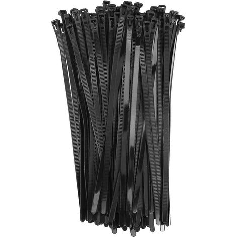 Colliers de serrage noirs réutilisables robustes et épais, 12 po (1/5)