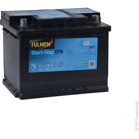 Batería Exide 60Ah EL600 EFB (1/3)
