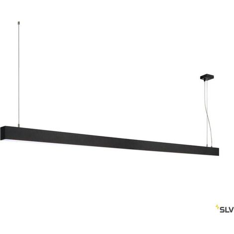 SLV 1001409 GLENOS, sospensione profilata, 2m, nero, SMD LED 103W, 4000K