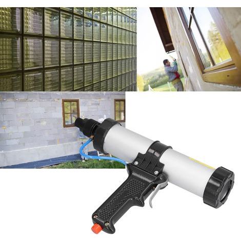 Pistola pneumatica professionale per sigillanti con regolatore di pressione dell'aria per applicazioni di incollaggio (1/5)